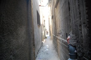 Calles del campo de Balata en Nablus. Iñaki Legarda